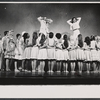 Marc Jordan, Barbara McNair and ensemble in the 1973 Broadway revival of The Pajama Game