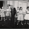 Cab Calloway [center] with unidentified dancers in the 1973 Broadway revival of The Pajama Game