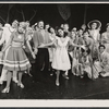 Hal Linden, Sharron Miller, Barbara McNair and ensemble in the 1973 Broadway revival of The Pajama Game