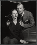 Anne Meacham and Louis Edmonds in rehearsal for the stage production A Passage to India