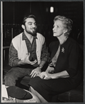 Zia Mohyeddin and Gladys Cooper in rehearsal for the stage production A Passage to India