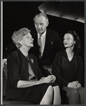 Gladys Cooper, Eric Portman and Anne Meacham in rehearsal for the stage production A Passage to India