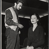 Zia Mohyeddin and Anne Meacham in rehearsal for stage production A Passage to India