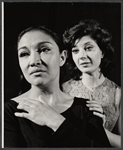 Miriam Colon [right] and unidentified in the stage production The Passion of Antigona Perez