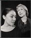 Miriam Colon [right] and unidentified in the stage production The Passion of Antigona Perez