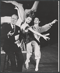 Cyril Ritchard, Deborah Flomine and David Castellanos in the 1969 City Center production of Peter and the Wolf