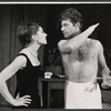 Joan Hackett and Dick Shawn in the stage production Peterpat