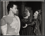 Michael Durrell, Mildred Dunnock and Beatrice Straight in the stage production Phedre