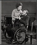 Eileen Herlie and Peter Ustinov in rehearsal for the stage production Photo Finish