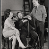 Eileen Herlie, Peter Ustinov and Dennis King in rehearsal for the stage production Photo Finish