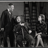 Paul Rogers, Peter Ustinov and Jessica Walter in rehearsal for the stage production Photo Finish