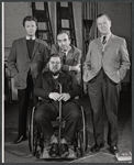 John Horton, Donald Davis, Dennis King and Peter Ustinov in the stage production Photo Finish