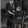 Paul Rogers and Peter Ustinov in rehearsal for the stage production Photo Finish