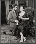 Donald Davis and Eileen Herlie in the stage production Photo Finish