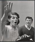 Rae Allen and George Brenlin in the 1971 stage production Pictures in the Hallway