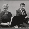 Aline MacMahon and Paul Shyre in the 1971 stage production Pictures in the Hallway