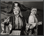 Beatrice Krebs and unidentified in the stage production The Pirates of Penzance