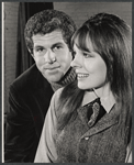 Tony Roberts and Diane Keaton in rehearsal for the stage production Play It Again, Sam