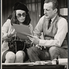 Claudette Nevins and George C. Scott in the stage production Plaza Suite
