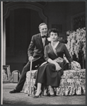Cyril Ritchard and Cornelia Otis Skinner in the stage production The Pleasure of His Company