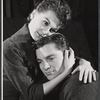 Doretta Morrow and Larry Pennell in the stage production The Poker Game
