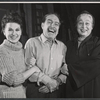 Doretta Morrow, J. Carrol Naish and Aline MacMahon in the stage production The Poker Game
