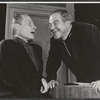 Frederic Warriner and Lionel Stander in the Off-Broadway stage production The Policeman