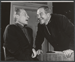 Frederic Warriner and Lionel Stander in the Off-Broadway production The Policeman