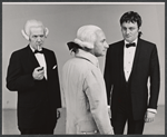 Roy Poole, Donald Pleasence and Charles Gray in the stage production Poor Bitos