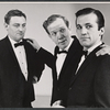 Charles Gray, Roy Poole and unidentified in the stage production Poor Bitos