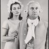 Diana Muldaur and Donald Pleasence in the stage production Poor Bitos