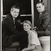 Arthur Hill, Barbara Bel Geddes and Martin Balsam in the stage production The Porcelain Year