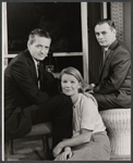 Arthur Hill, Barbara Bel Geddes and Martin Balsam in the stage production The Porcelain Year