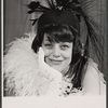Kaye Ballard in publicity photo for the Off-Broadway revue The Decline and Fall of the Entire World as Seen Through the Eyes of Cole Porter revisited