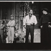 Jan Chaney, Georges Guetary, Robert Strauss and unidentified [left] in the stage production Portofino