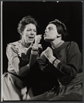 Sarah Cunningham and Margaret DePriest in the stage production A Portrait of the Artist as a Young Man