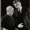 Allen Swift and Robert Brown in the stage production A Portrait of the Artist as a Young Man