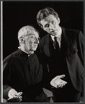 Allen Swift and Robert Brown in the stage production A Portrait of the Artist as a Young Man