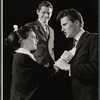 Margaret DePriest, Clayton Corzatte and Robert Brown in the stage production A Portrait of the Artist as a Young Man