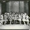 Elizabeth Welsh and the chorus of Runnin' Wild.