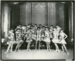 Elizabeth Welsh and the chorus of Runnin' Wild.
