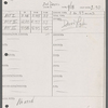 Stage manager's log, 1981 - 1982