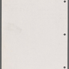 Stage manager's log