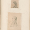 Pencil portraits of Hudson and Joseph John Gurney