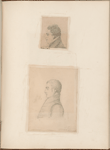 Pencil portraits of Hudson and Joseph John Gurney