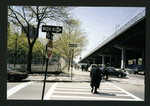 Block 242: Columbia Street (Abraham E. Kazan Street) between Delancey Street South and Grand Street (west side)