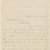 Babbitt, Mary on behalf of Caleb H. Babbitt, ALS to WW. Aug. 18, 1863.