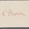 Brown, Lewis K., ALS to WW. Aug. 10, 1863.