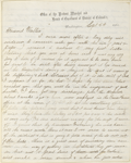 Brown, Lewis K., ALS to WW. Sep. 5, 1864.