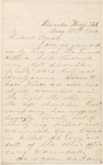 Ward, W. J., ALS to Oscar Cunningham. May 17, 1864.